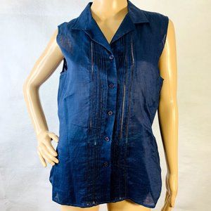 INC Int'l Concepts Button Down Front Short Sleeved
